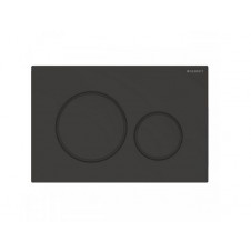 Смывная клавиша Geberit Sigma 20 черный мат/черный глянцевый (без отпечатков пальцев) 115.882.16.1